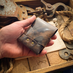 shell cordovan wallet