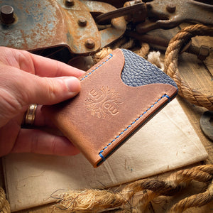 slim card wallet and front pocket leather wallet handmade in the usa