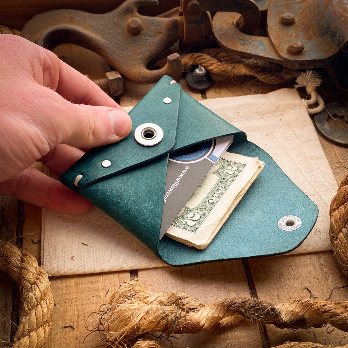 The Best Leather Card Wallets Handmade in the USA – Willow Craft Goods