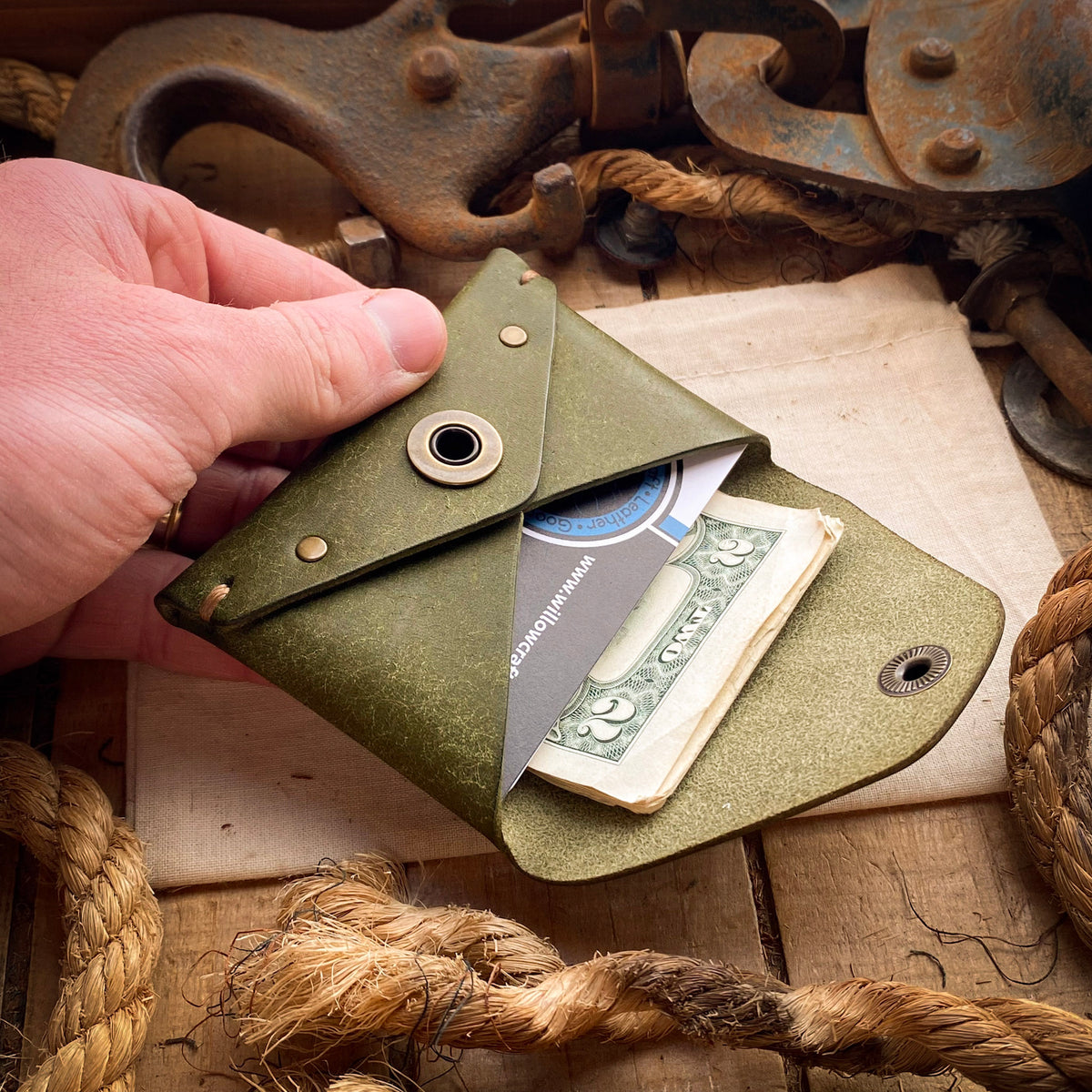 The Best Leather Card Wallets Handmade in the USA – Willow Craft Goods