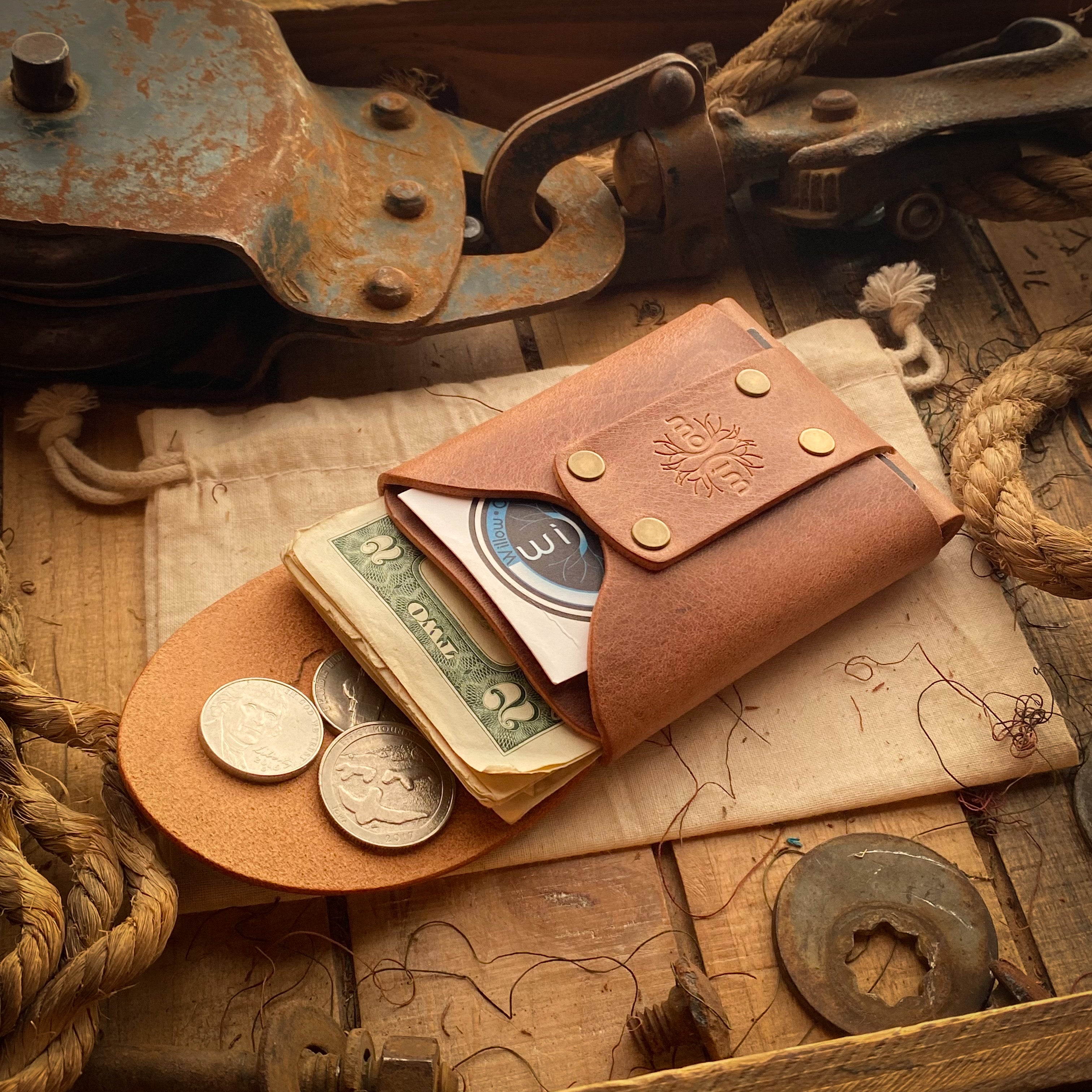 Front Pocket Wallet Wask Minimalist Wallet Sierra Inside
