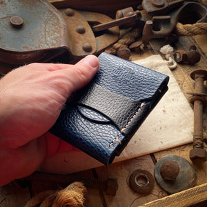 Mens Leather Wallet in Hands