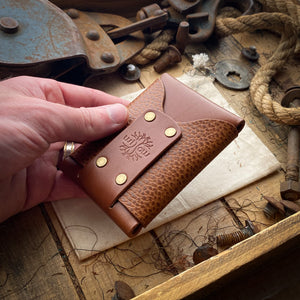 Mens Slim Wallet Wask Minimalist Original Bourbon and Whiskey Front