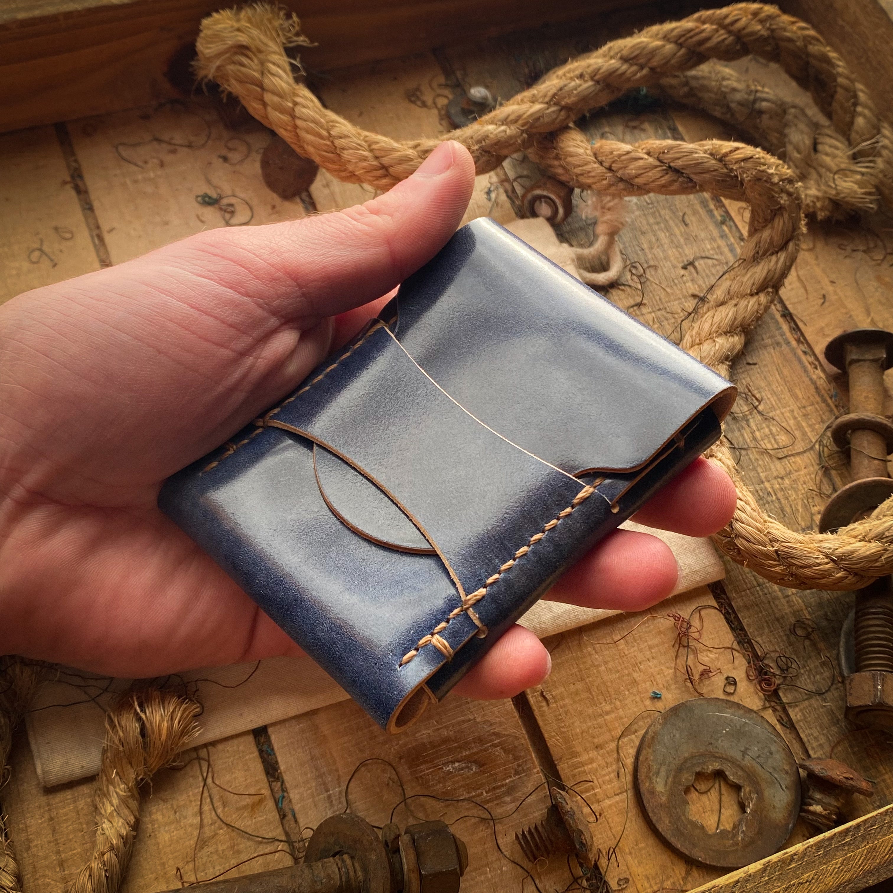 Minimalist Leather Wallet - Shell Cordovan 