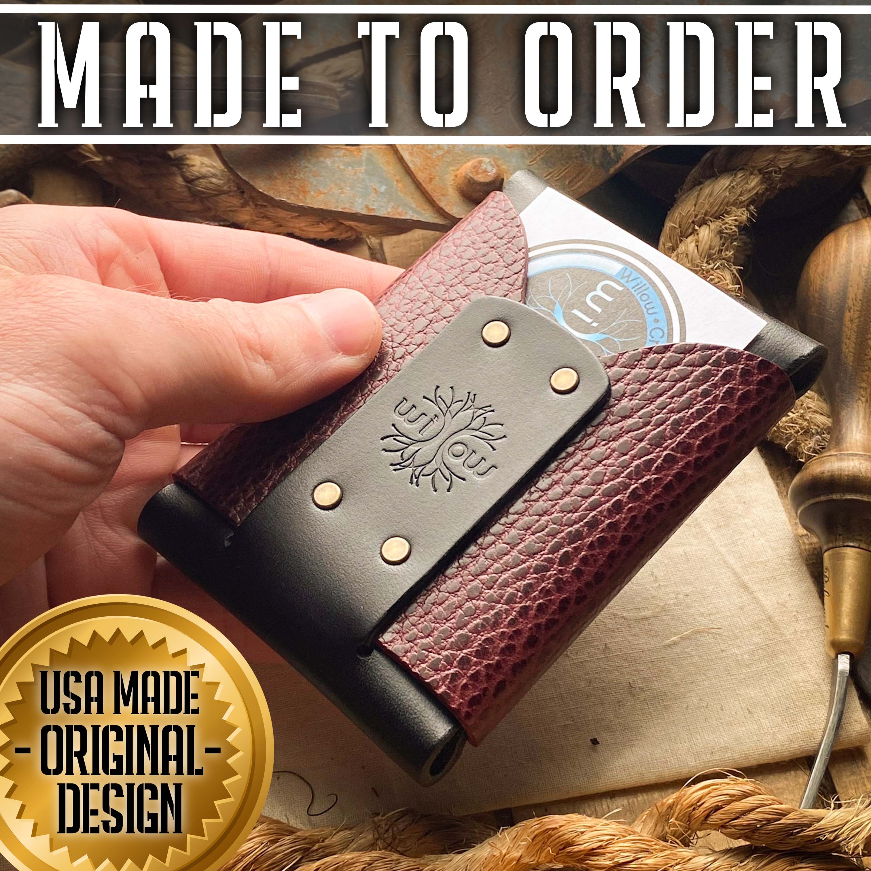 Top Rated Minimalist Wallets and Personalized Leather Wallets Handmade in the USA Willow Craft Goods Top Rated Minimalist Wallets and Personalized Leather Wallets Handmade in the USA Willow Craft Goods