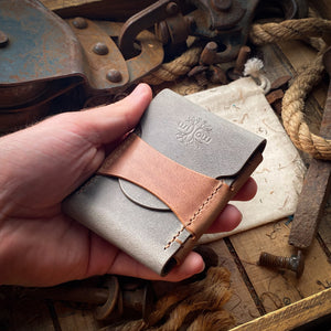 handmade distressed leather wallet luxe wallets
