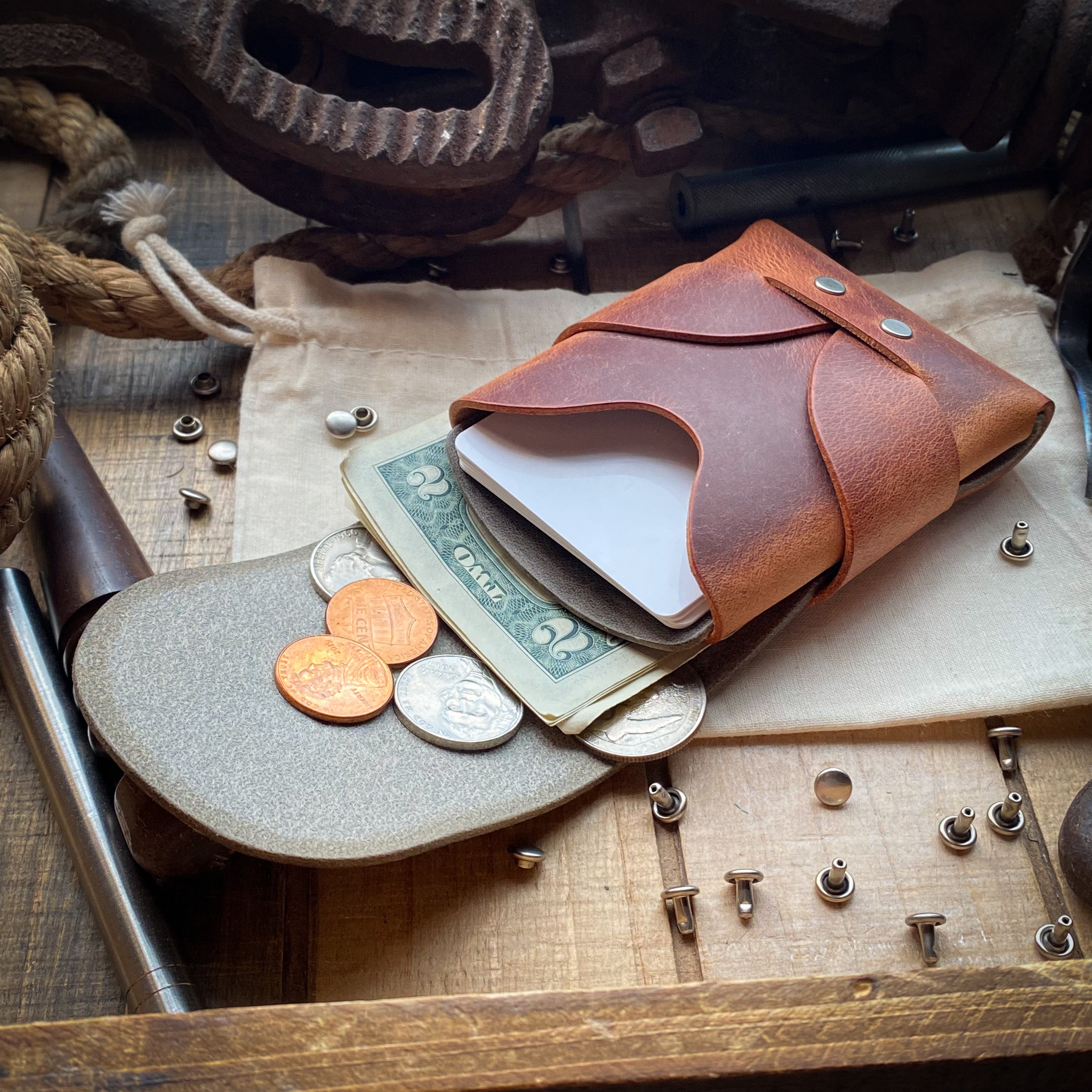 Original Swaddle Minimalist Wallet - Sierra and Charcoal